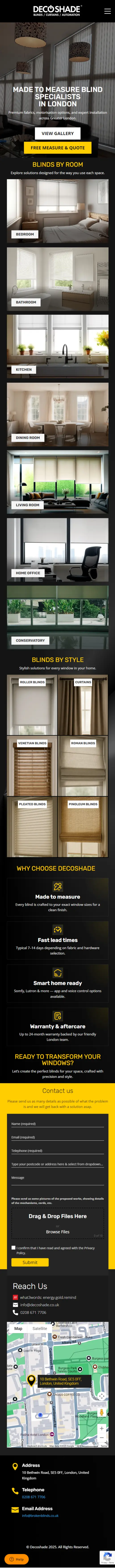 Mobile homepage of Pinnacle Pro Builders