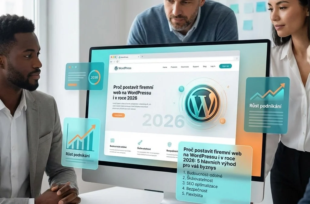 Proč postavit firemní web na WordPressu i v roce 2026: 5 hlavních výhod pro váš byznys
