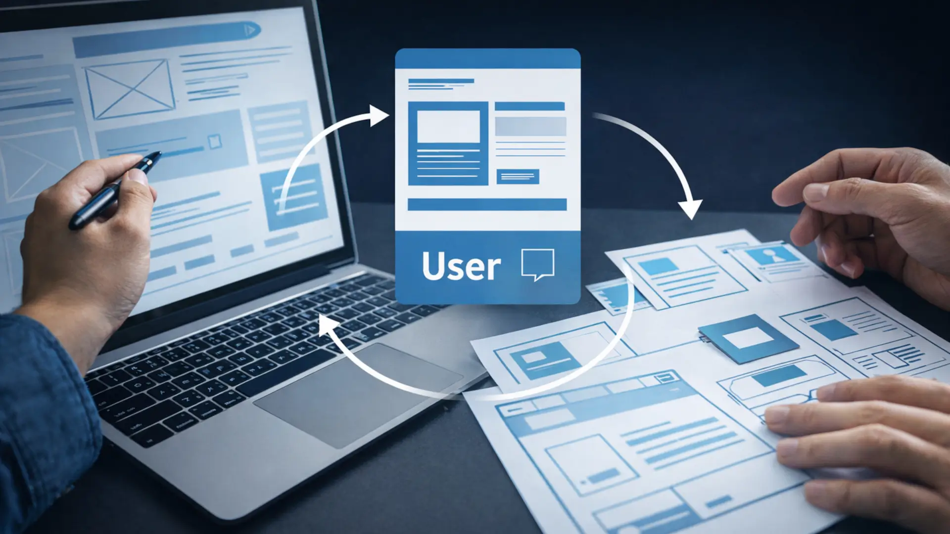 simplified-layour-user Process of making information easier for user.