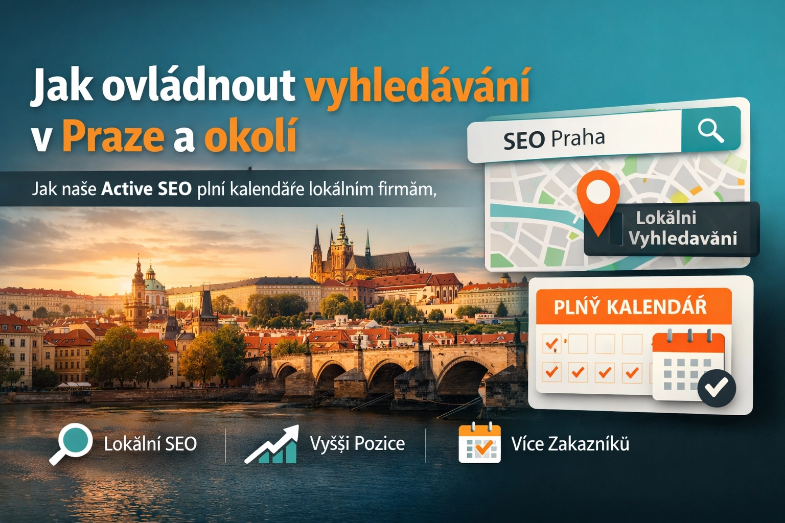 Ilustrační obrázek blogu jak ovládnout vyhledávání v Praze a okolí